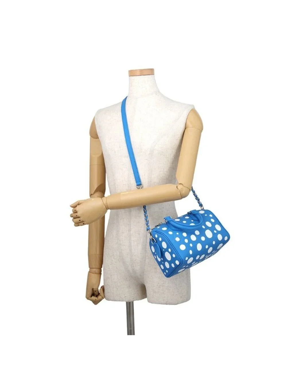 Louis Vuitton Handbag Monogram Empreinte LV Yk Speedy Bandouliere Yayoi Kusama